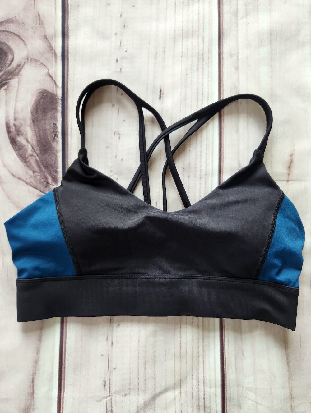 Evree X Barbella “Bella Heart” Legging & Bra Set Black Blue | Women's Size M - Picture 6 of 16